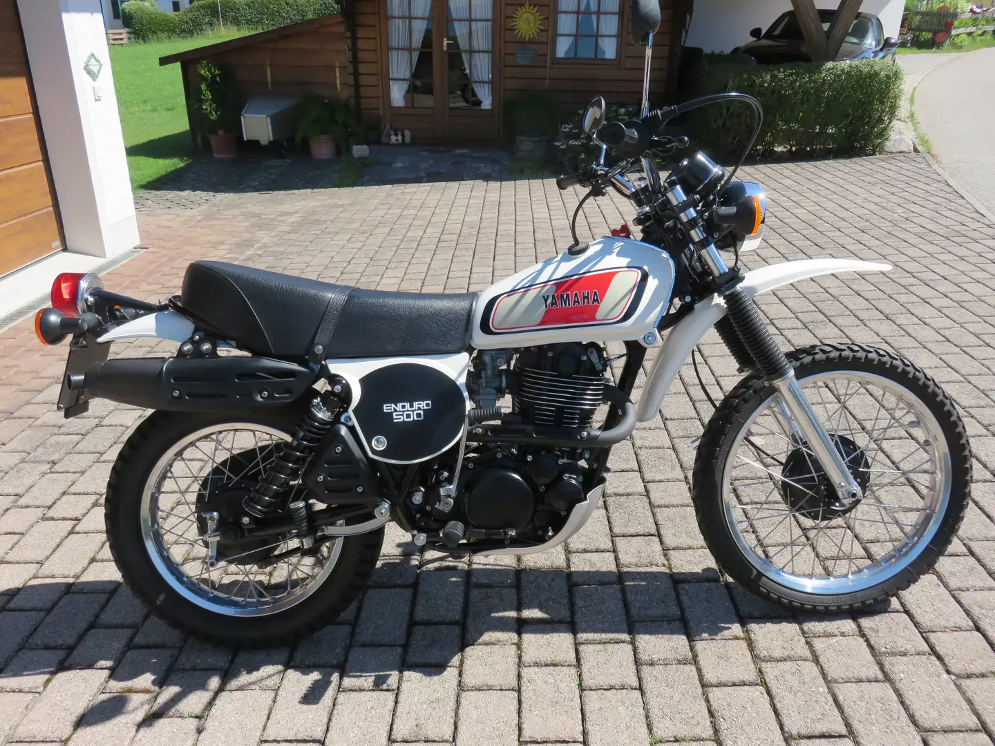 Yamaha XT 500 Blanc - 1