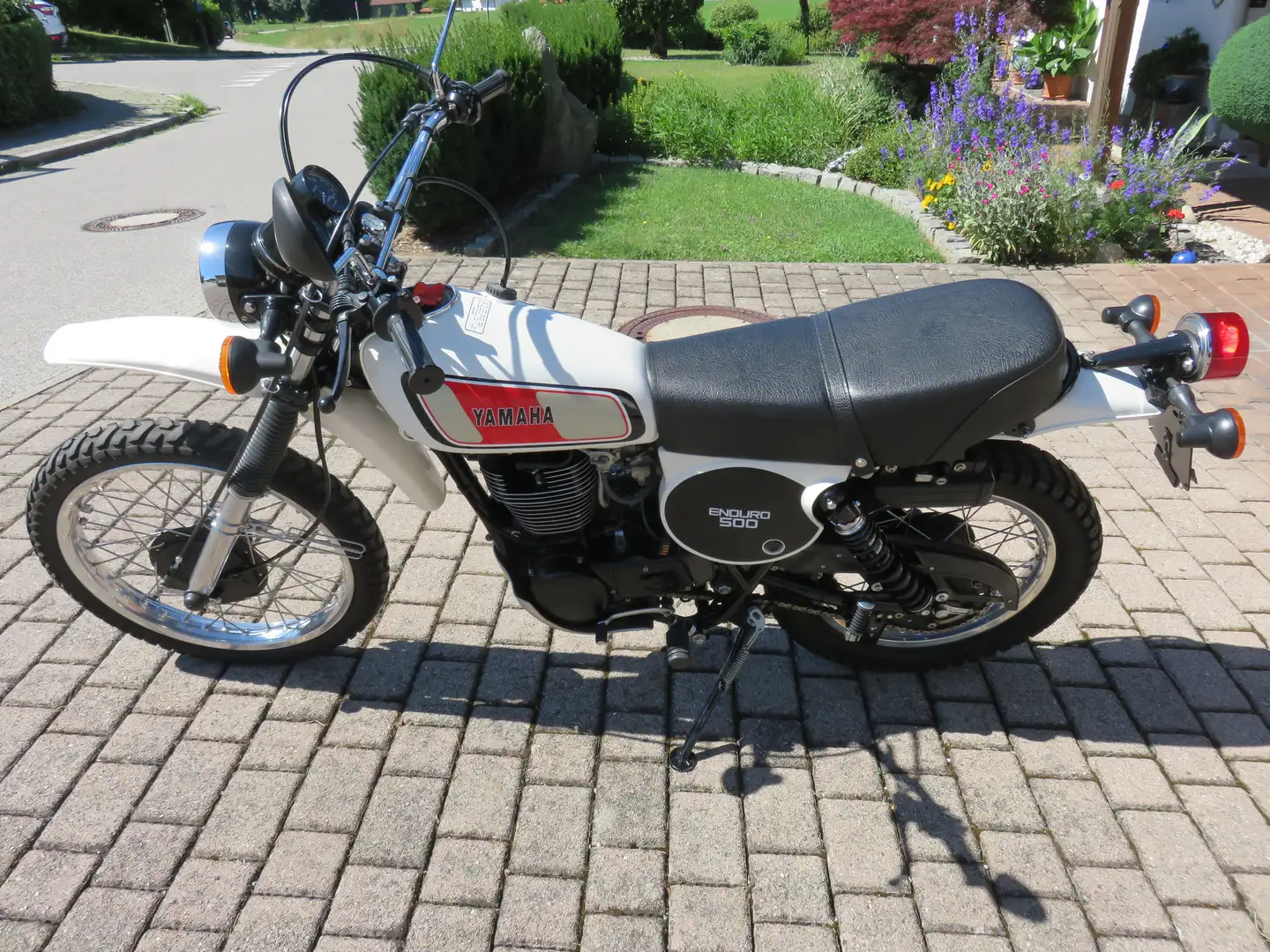 Yamaha XT 500 Blanc - 2