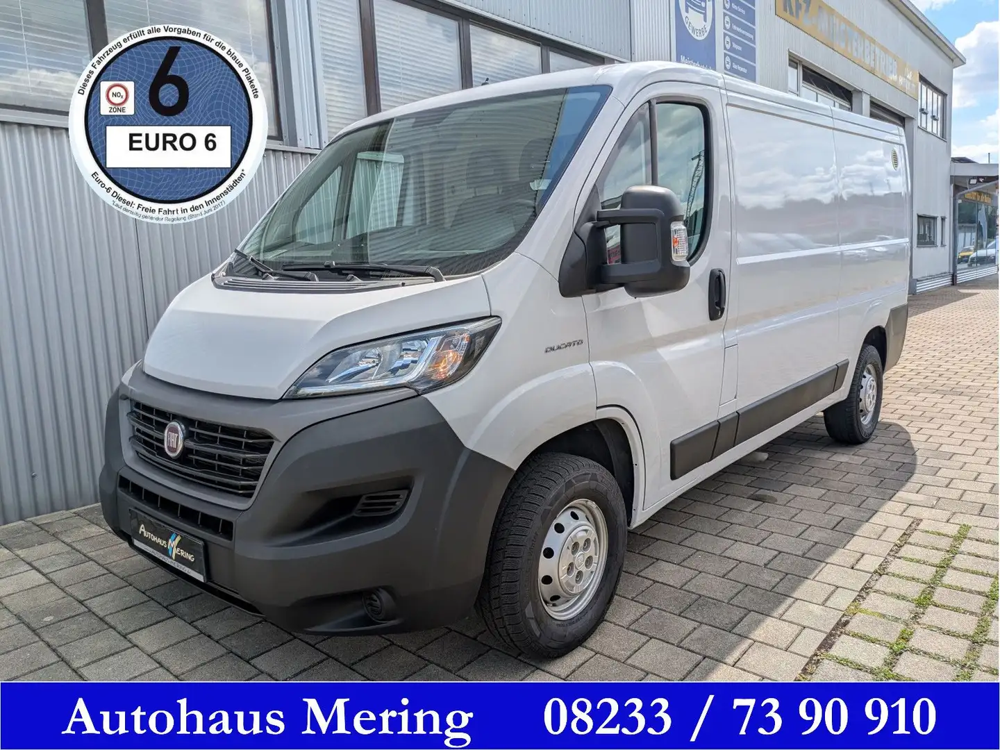 Fiat Ducato 120 2,3 L2H1 AHK Standheizung Kamera GAS Blanc - 1