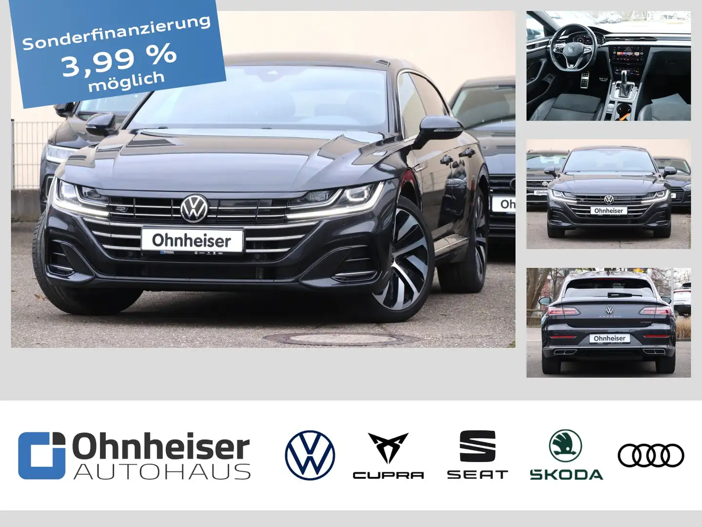 Volkswagen Arteon Shootingbrake 1.4 DSG R-Line eHybrid AHK*Ma Grau - 1
