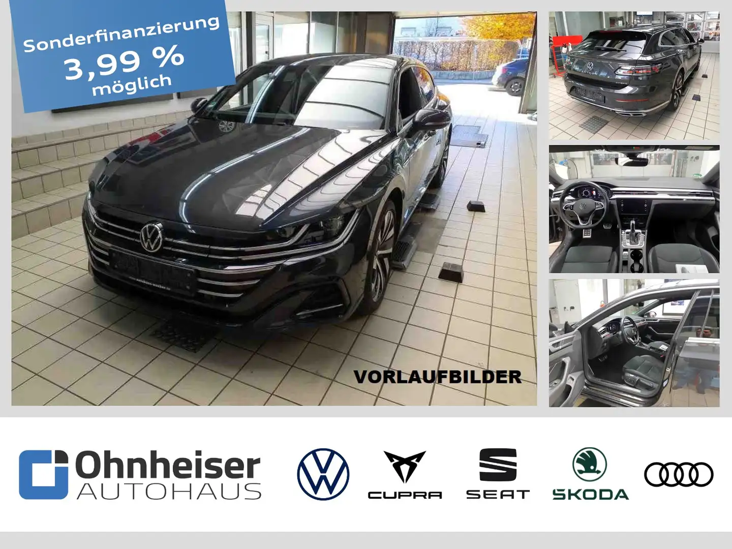Volkswagen Arteon Shootingbrake 1.4 DSG R-Line eHybrid AHK*Ma Grau - 1