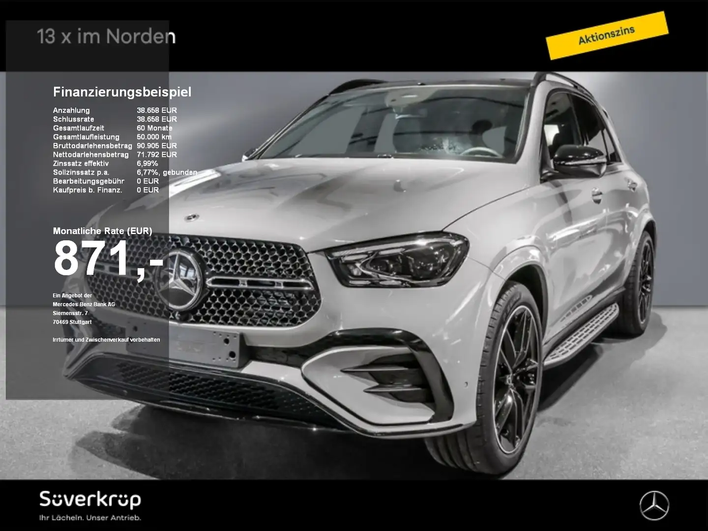 Mercedes-Benz GLE 450 d 4M BURM AMG PREMIUM NIGHT SPUR DISTR Gri - 1