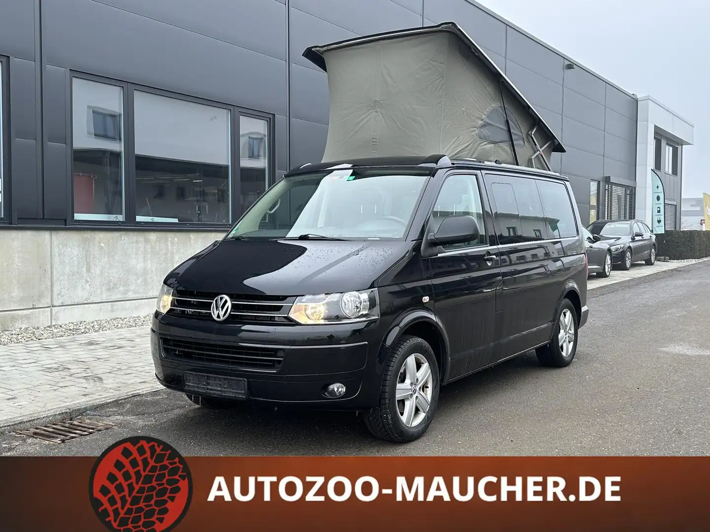 Volkswagen T5 California Beach Aufstelldach 2.0 TDI SHZ/AHK Schwarz - 1