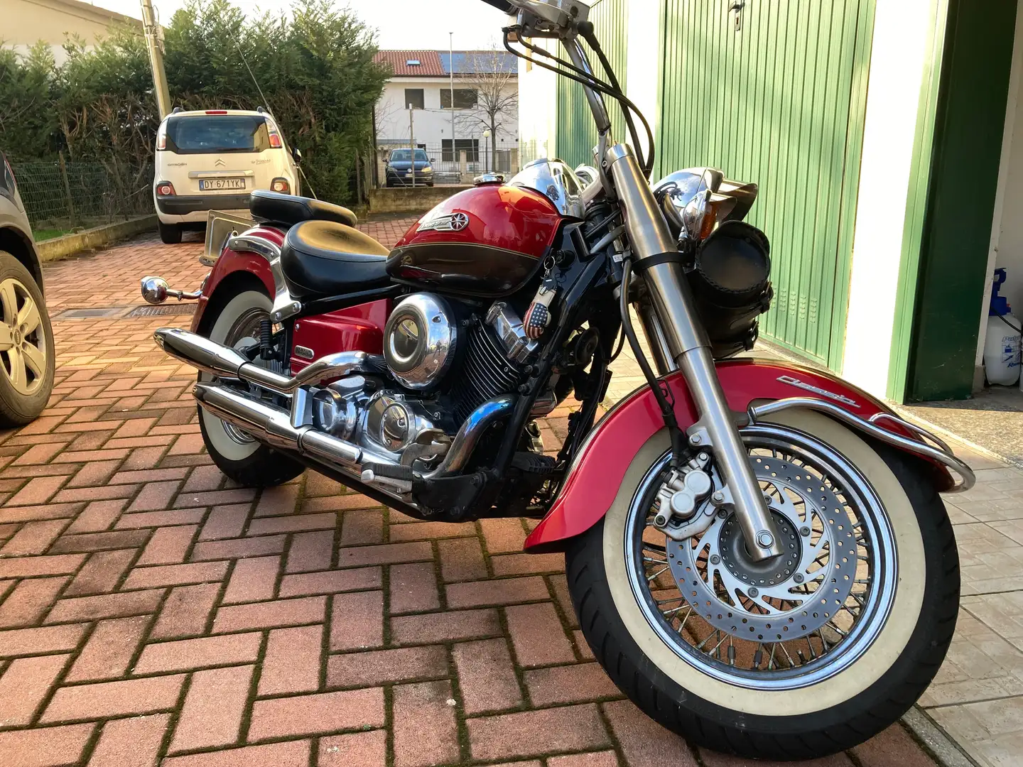 Yamaha XVS 650 Classic Roşu - 1