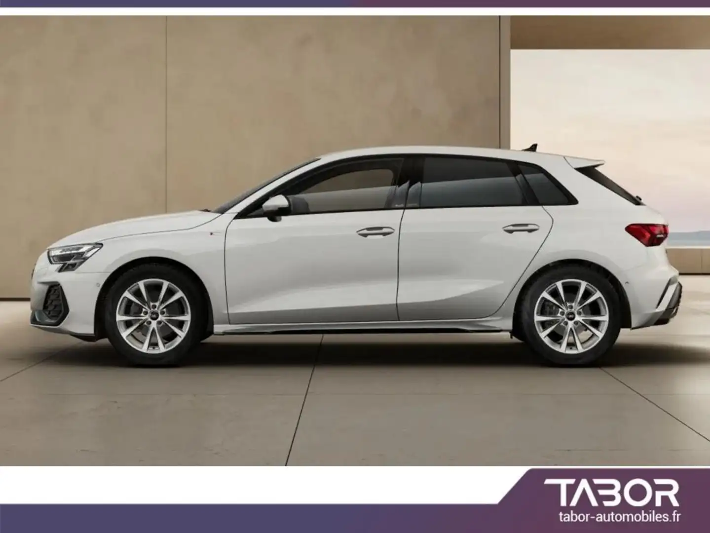 Audi A3 35 TDI S tronic S line Blanc - 2