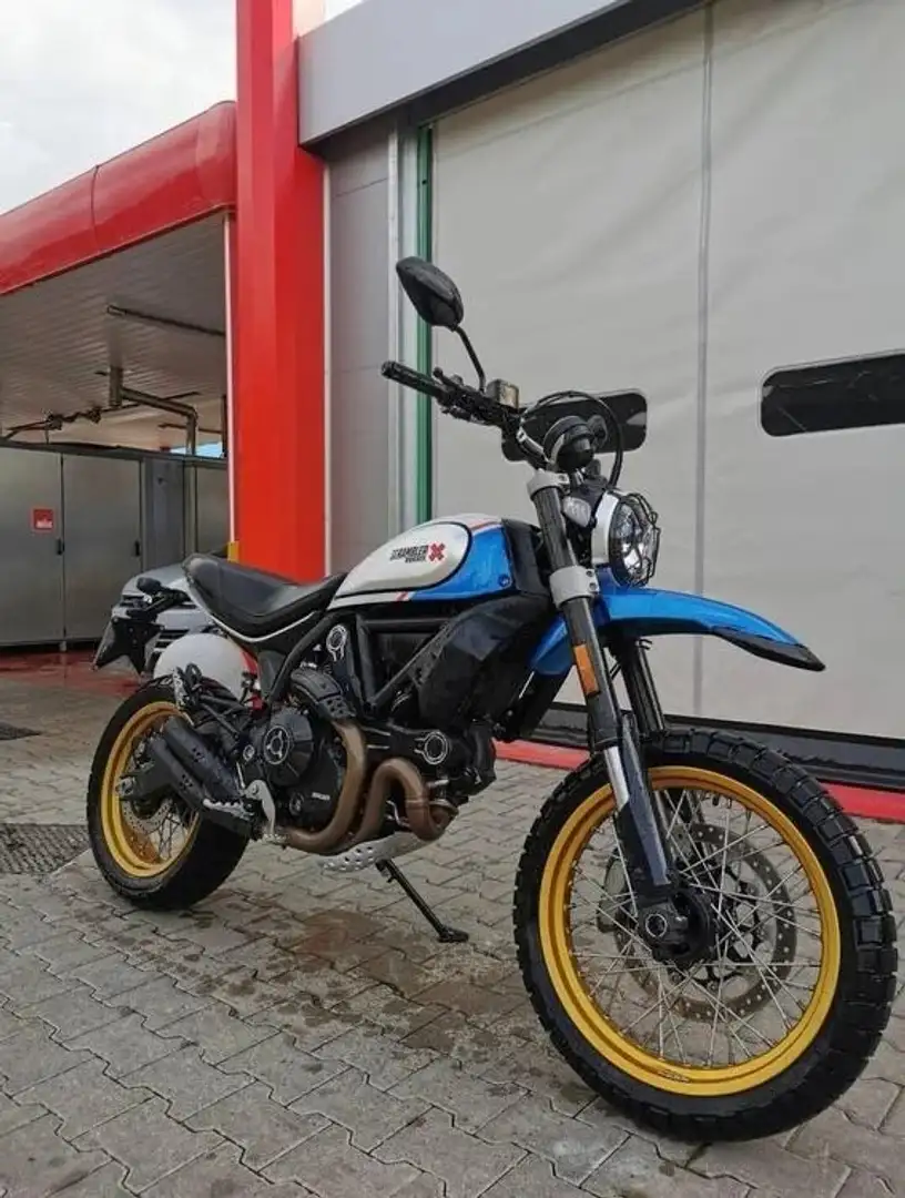 Ducati Scrambler 800 Desert Sled Albastru - 2