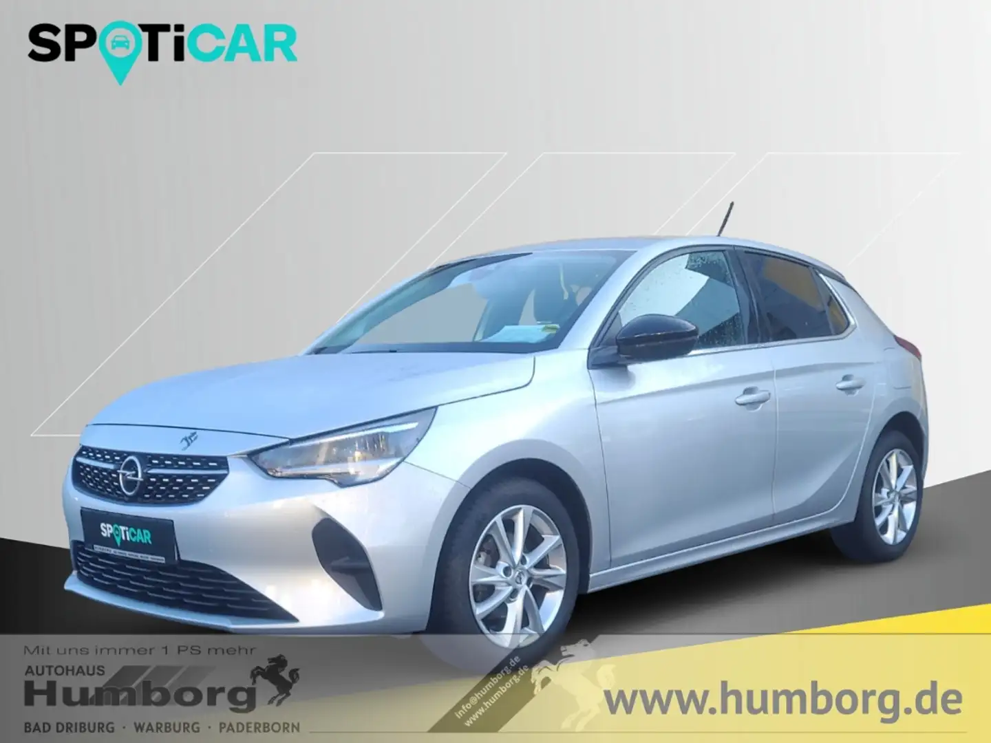 Opel Corsa F 1.2 Elegance Navi LED Apple CarPlay Android Auto Silber - 1