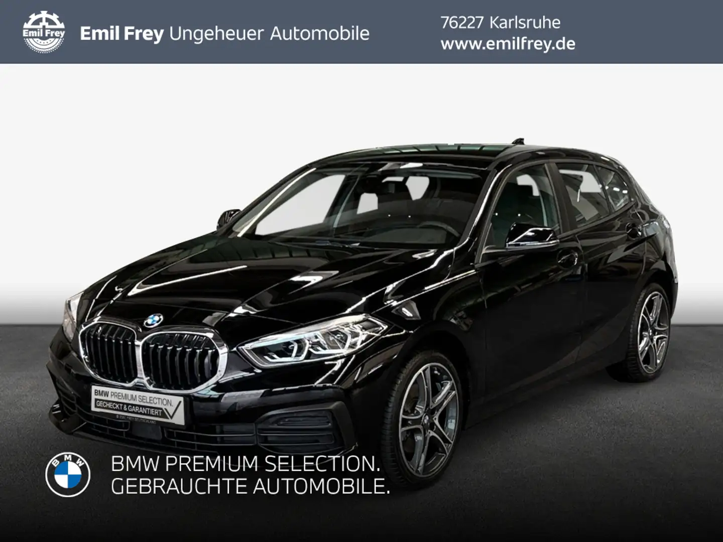 BMW 118 i Advantage Schwarz - 1