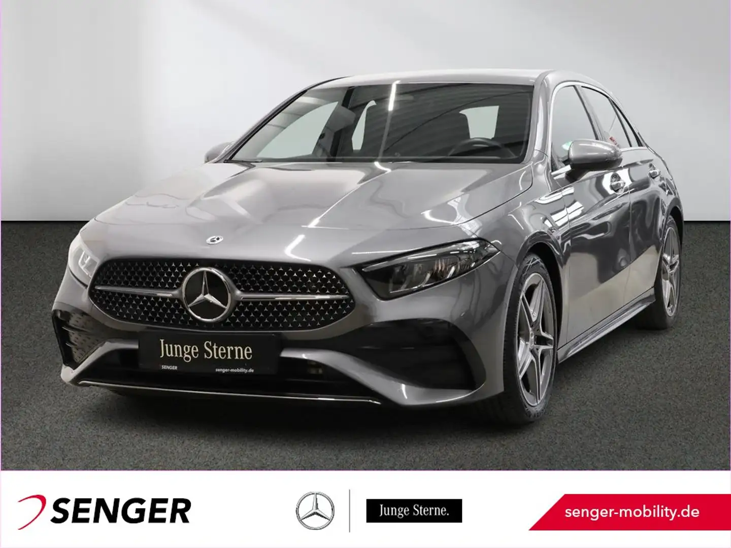 Mercedes-Benz A 200 d AMG Distronic Ambiente Kamera LED AHK Grijs - 1
