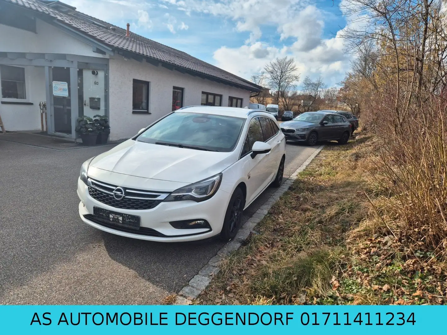 Opel Astra K Sports Tourer Dynamic -1.HAND-LEDER-LED- Weiß - 1