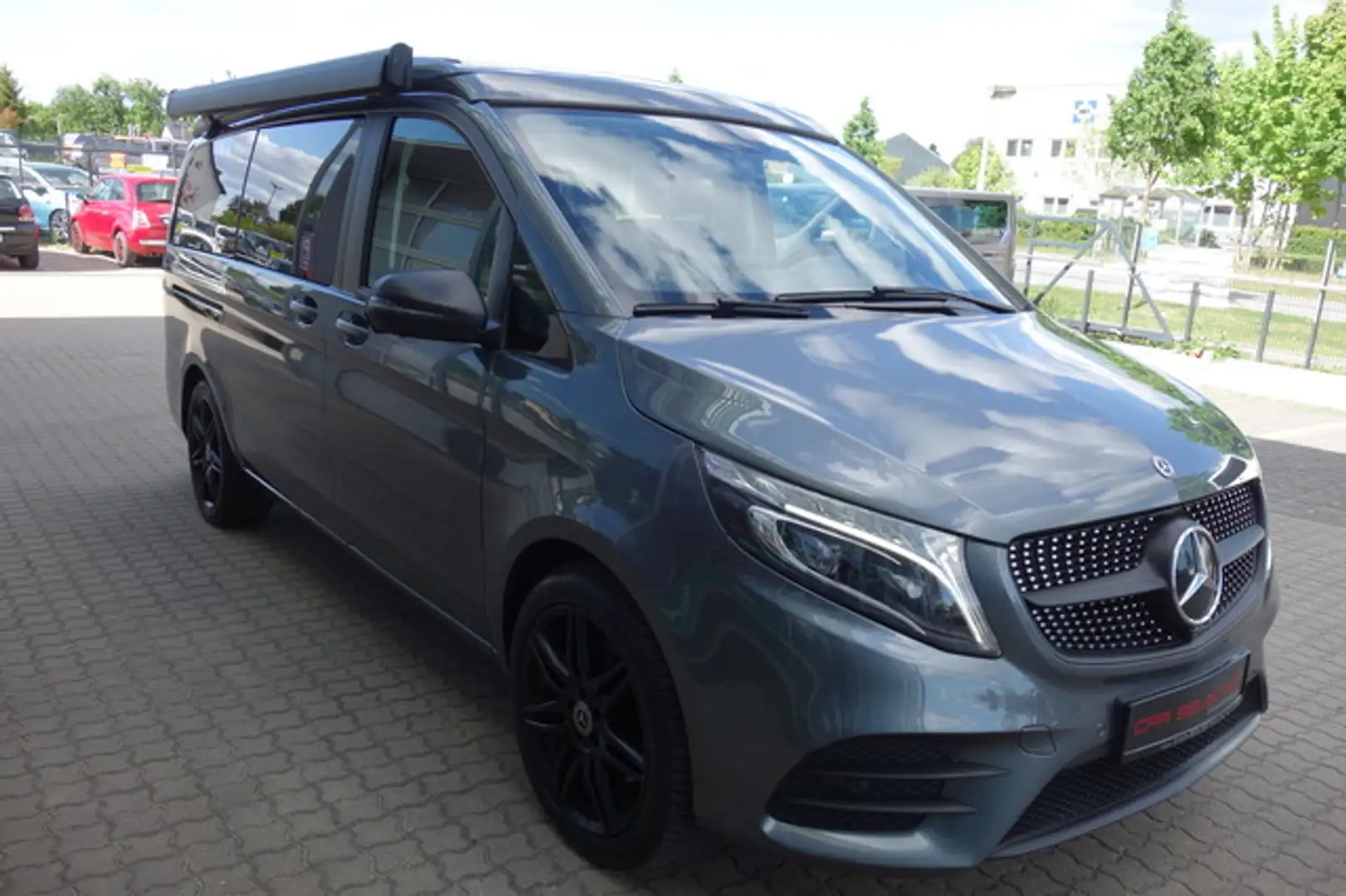 Mercedes-Benz V 300 d 4Mat Marco Polo AMG KÜCHE/eDACH/ACC/AHK Gris - 2