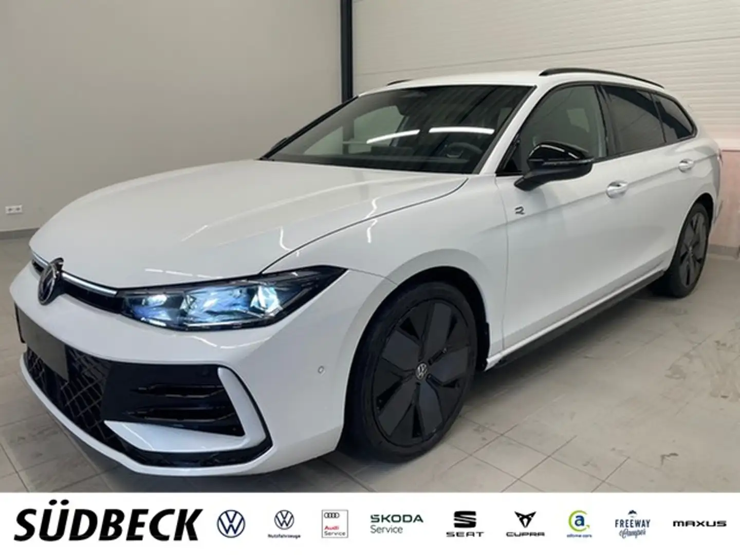 Volkswagen Passat Variant 2.0 TDI R-LINE ACC+LANE+MATRIX+APP+AHK+SOUND Blanc - 1