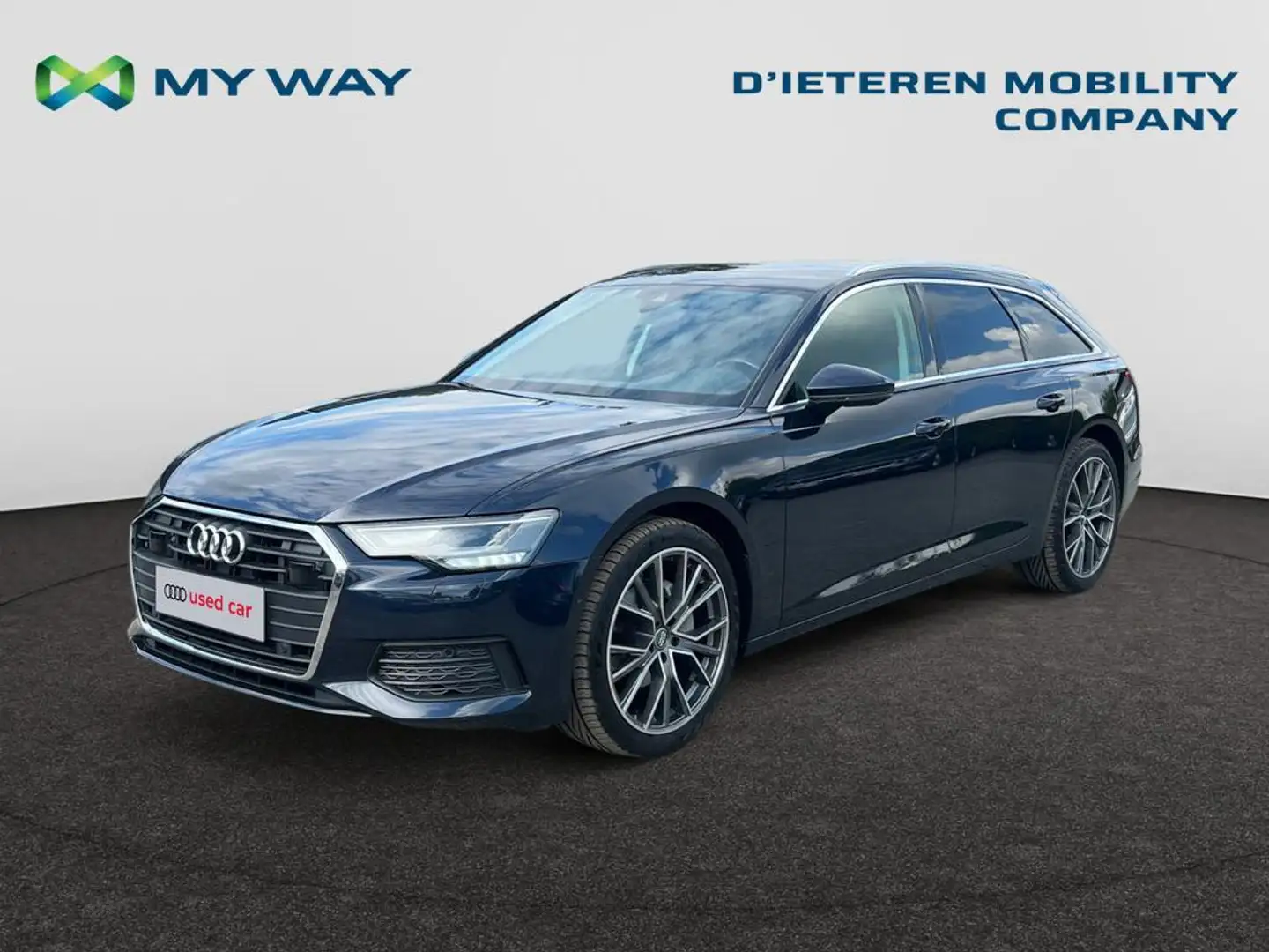 Audi A6 Avant 35 TDI S-TRONIC 163PK ACC / CAMERA / APPLE CARPLAY / TREKHAAK Blauw - 1