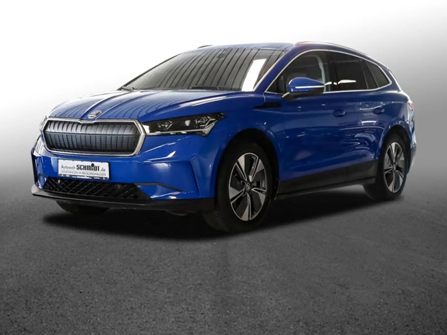 Skoda Enyaq iV 80 Suite LED Navi R-Kamera AHK Wärmepumpe Blau - 1