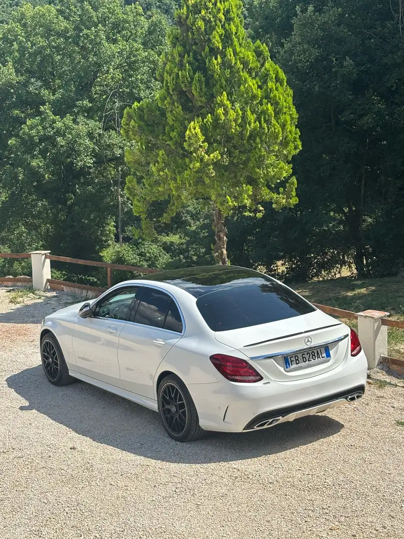 Mercedes-Benz C 220 d (bt) Premium auto Bianco - 1