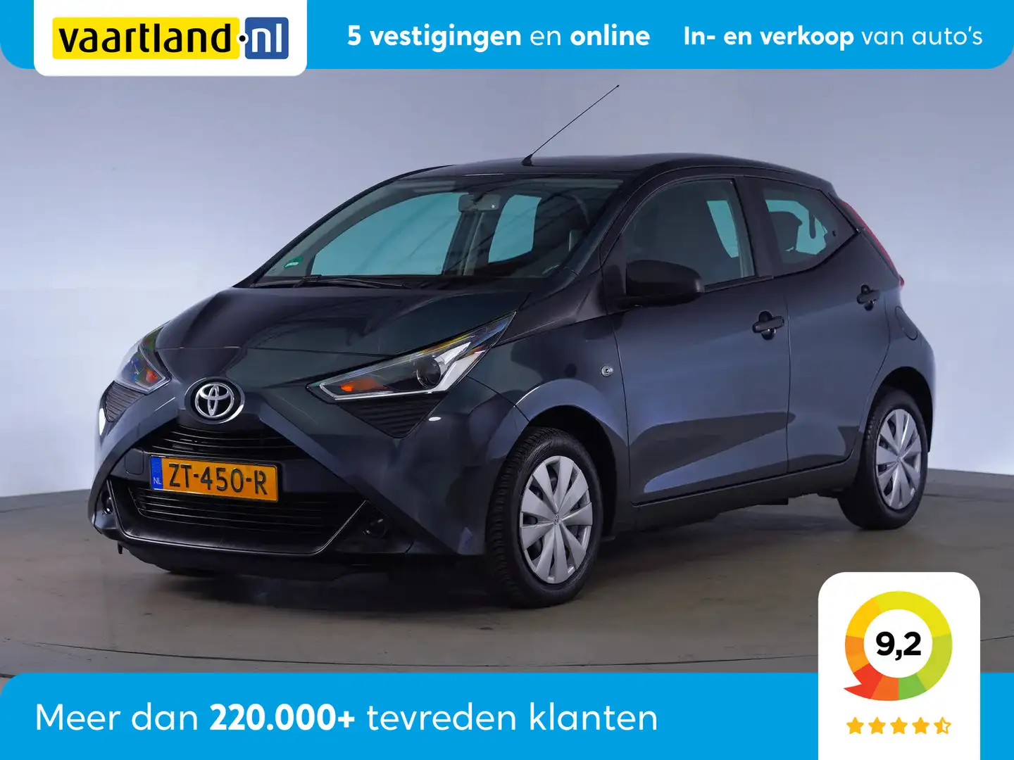Toyota Aygo 1.0 VVT-i x-fun 5-drs [ Navi Airco LED ] Šedá - 1