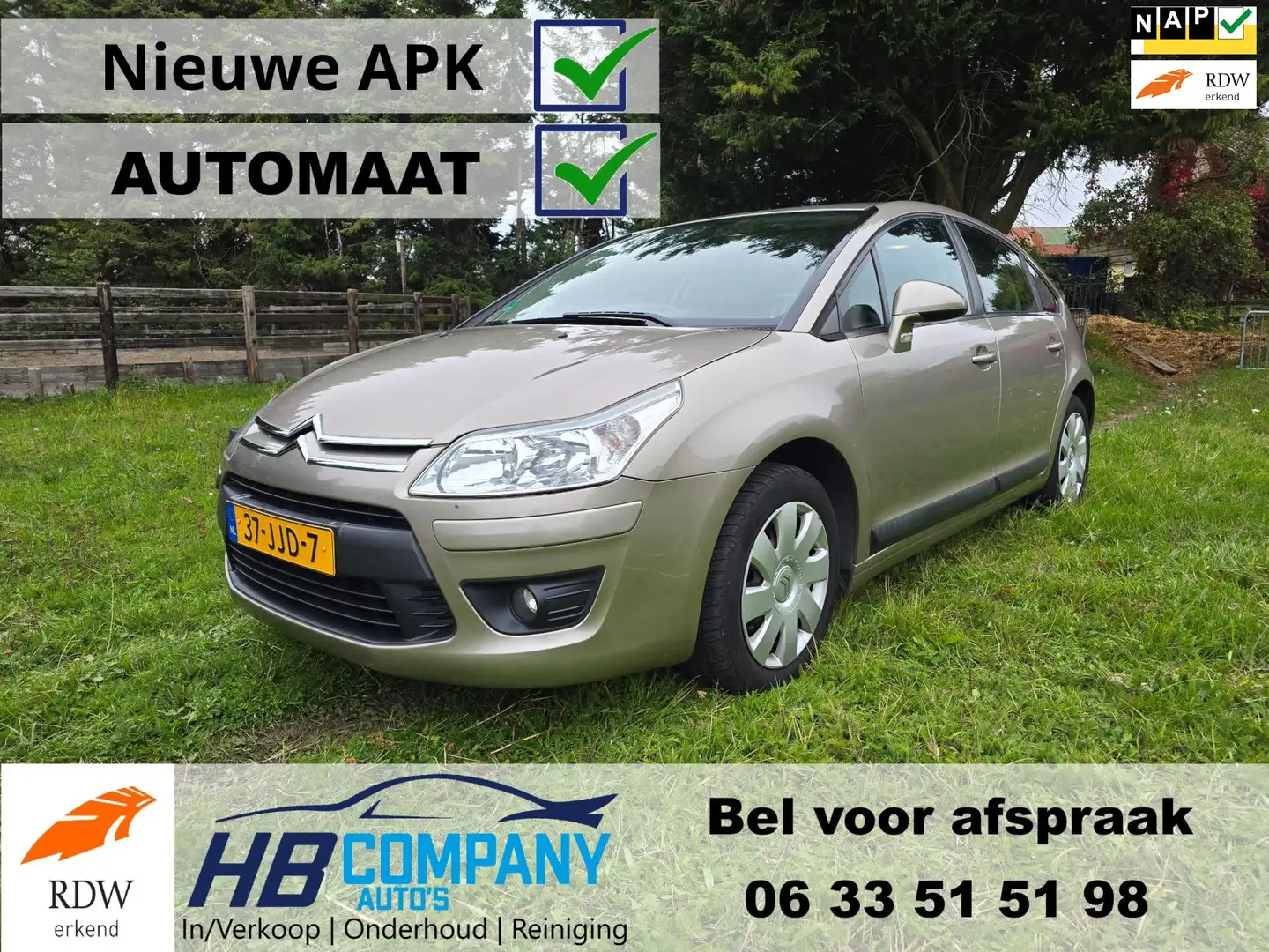Citroen C4 1.6 VTi Image | Automaat | Airco | Nieuwe APK | NA Beige - 1
