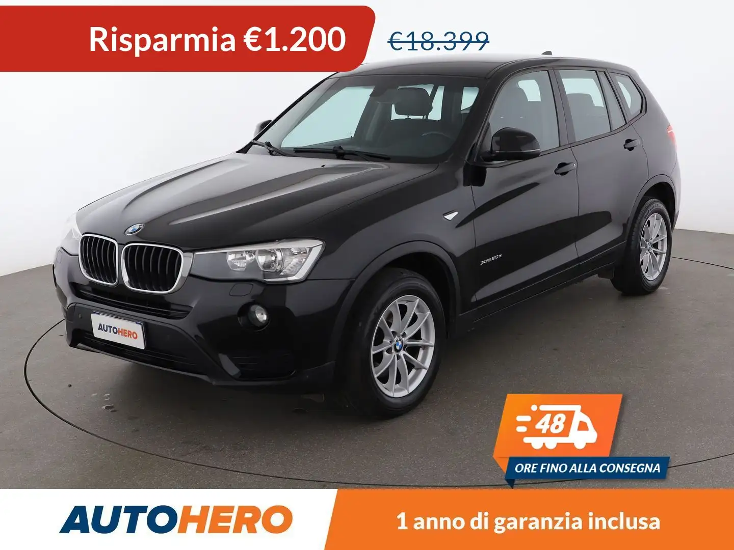 BMW X3 xDrive 20d Business aut Nero - 1