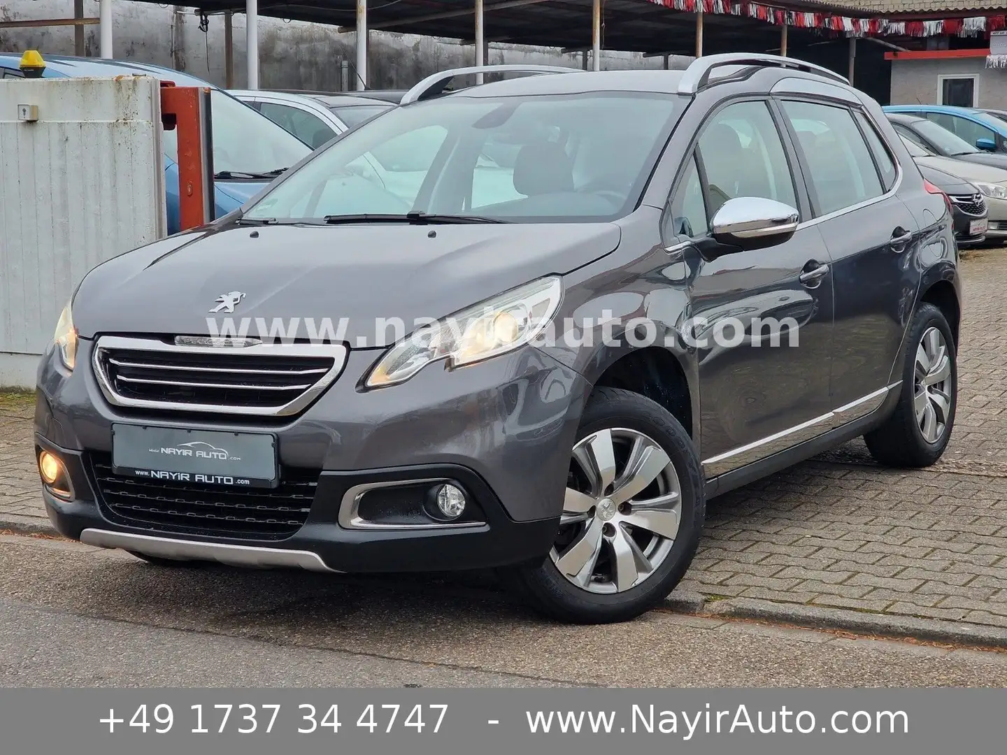 Peugeot 2008 Allure|Navi|Leder|AHK|Alu|8xBereift|Sitzhz Grijs - 1