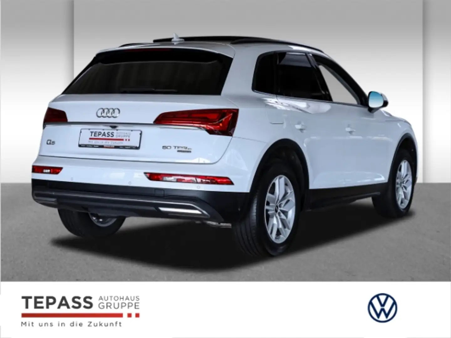 Audi Q5 50 2.0 TFSI e quattro AHK PANO MATRIX Weiß - 2