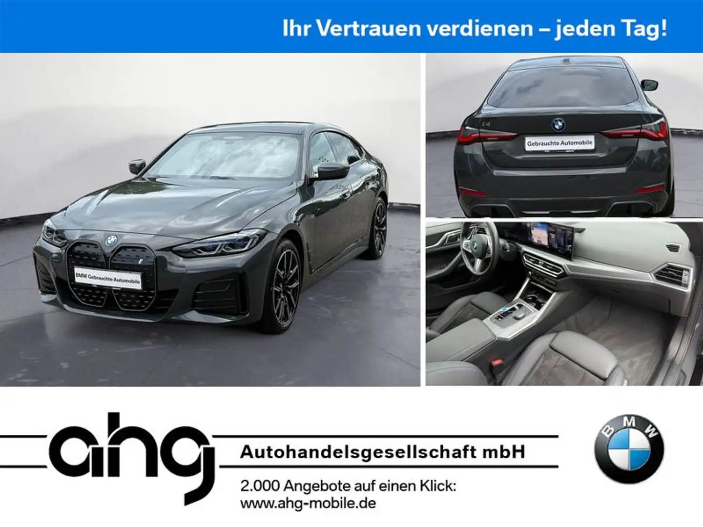BMW i4 eDrive35 M Sport Kamera | HiFi | AHK | Garant Grau - 1
