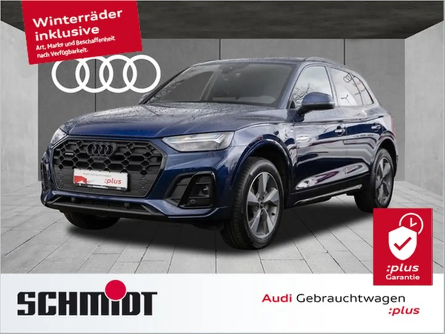 Audi Q5 45 TFSI quattro S line Pano AHK ACC Sports. Led... Blau - 1