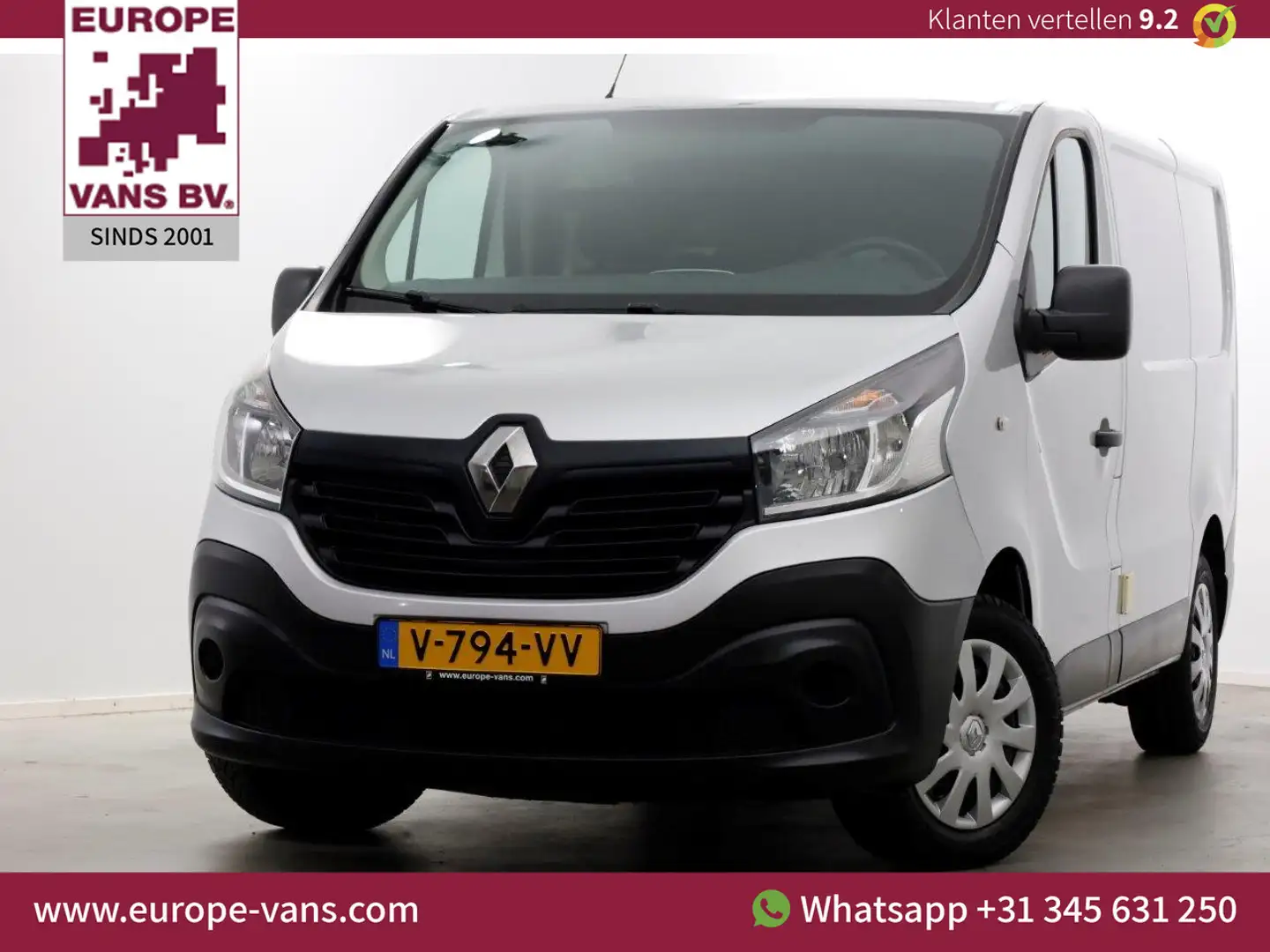 Renault Trafic 1.6 dCi L1H1 Comfort Airco/Navi 02-2019 Zilver - 1