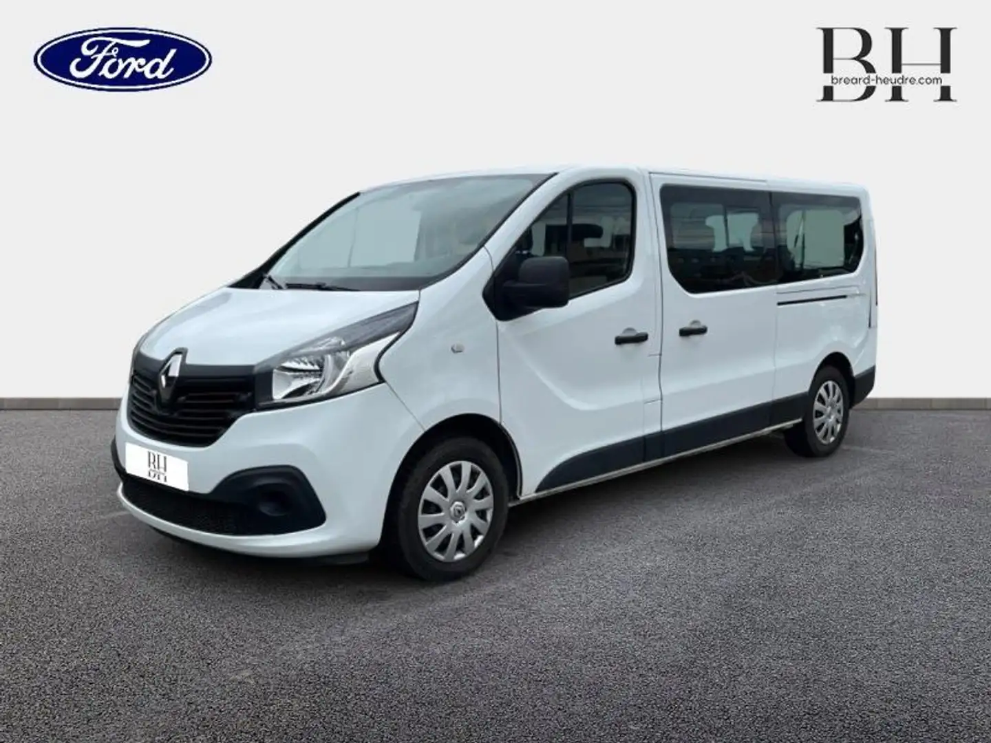 Renault Trafic L2 1.6 dCi 125ch energy Life 9 places + PORTE LATE Blanc - 1