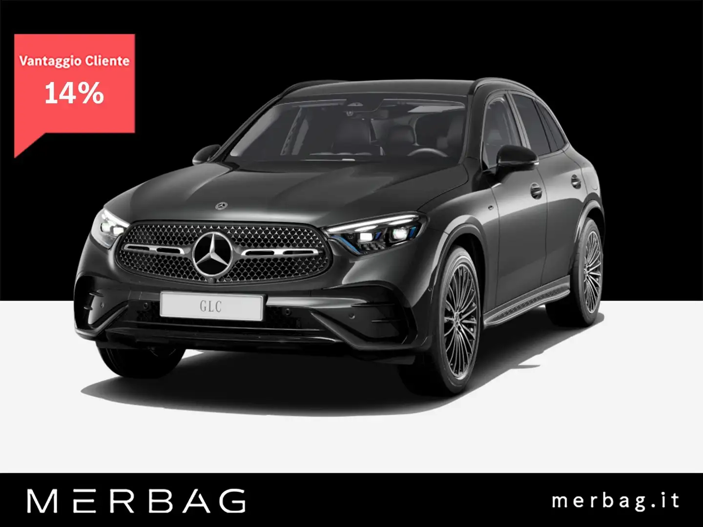 Mercedes-Benz GLC 300 300 de hybrid EQ 4Matic AMG Line Advanced Grijs - 1