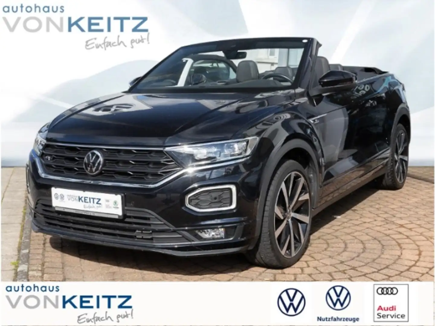 Volkswagen T-Roc Cabriolet R-Line 1.5 TSI EU6d Zwart - 1