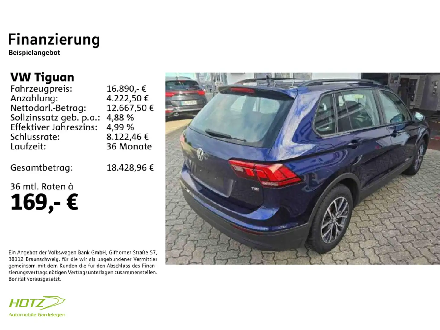 Volkswagen Tiguan 1.4 TSI Trendline Blu/Azzurro - 2