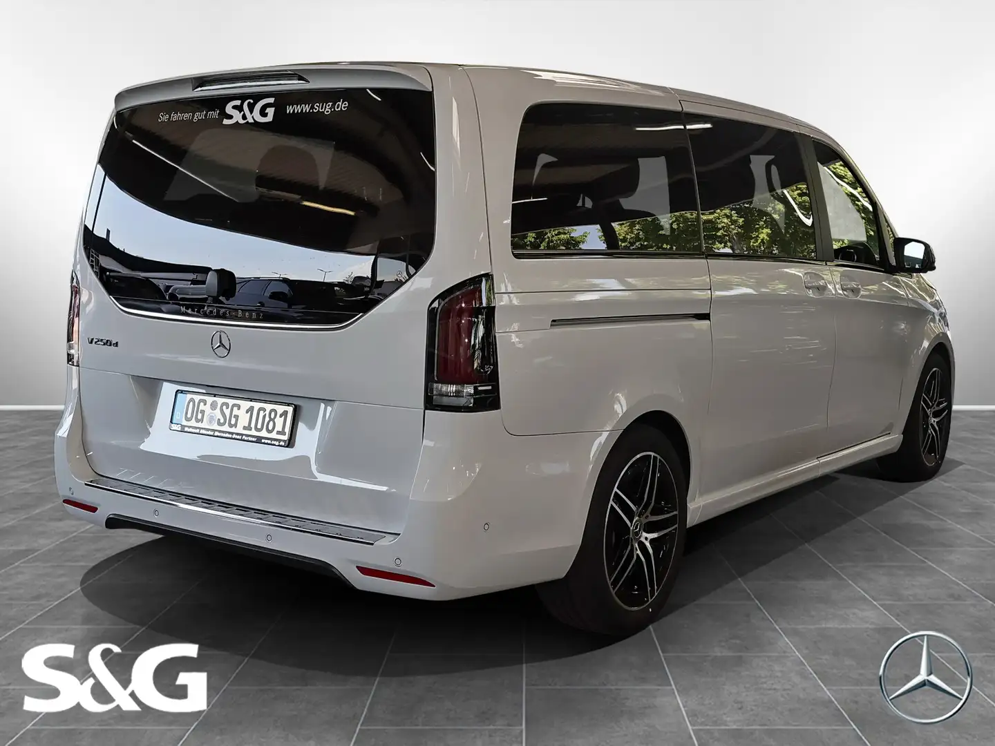 Mercedes-Benz V 250 d AMG MBUX+360°+AHK+Night+Easy-Pack-Paket+ Wit - 2