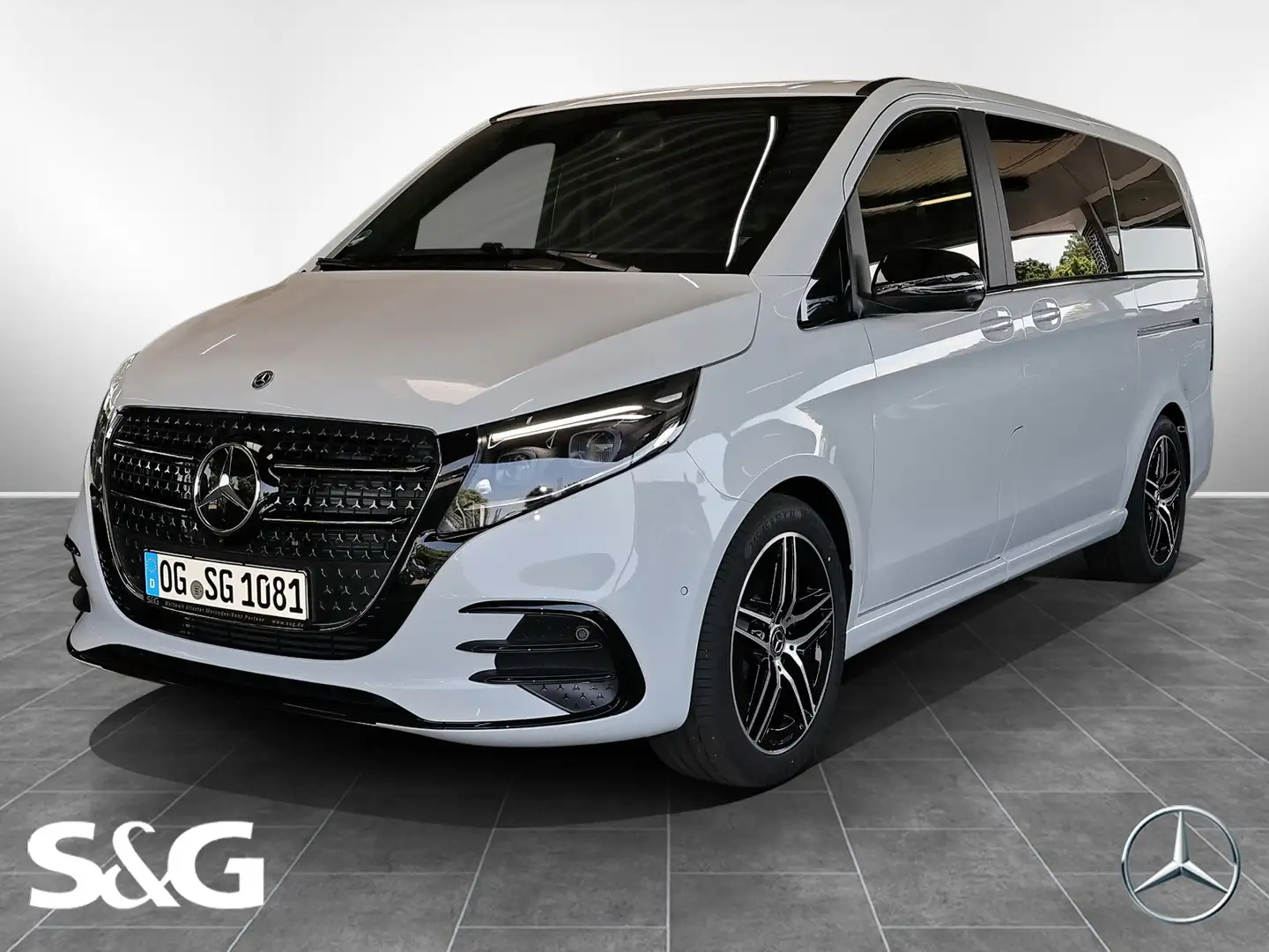 Mercedes-Benz V 250 d AMG MBUX+360°+AHK+Night+Easy-Pack-Paket+ Wit - 1