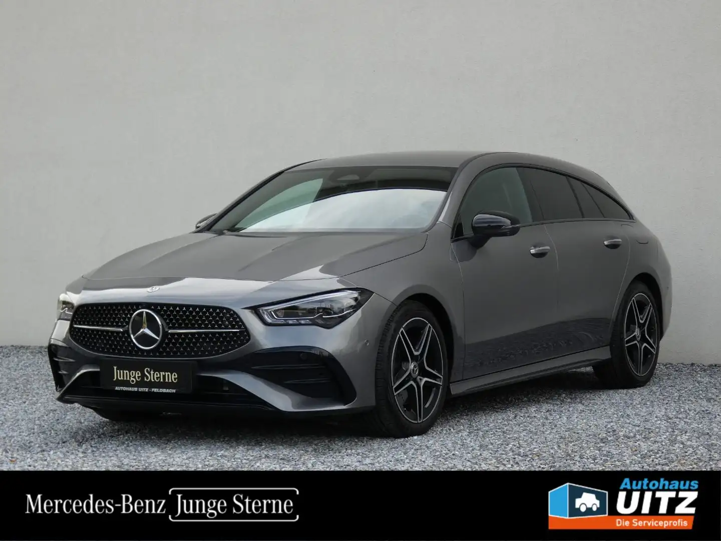 Mercedes-Benz CLA 200 d SB AMG +360°+KeyGo+MultiB+Winterp.+Night Grau - 1