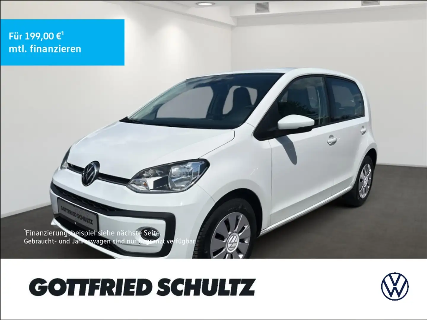 Volkswagen up! 1.0 move Klima   SHZ   maps more Weiß - 1