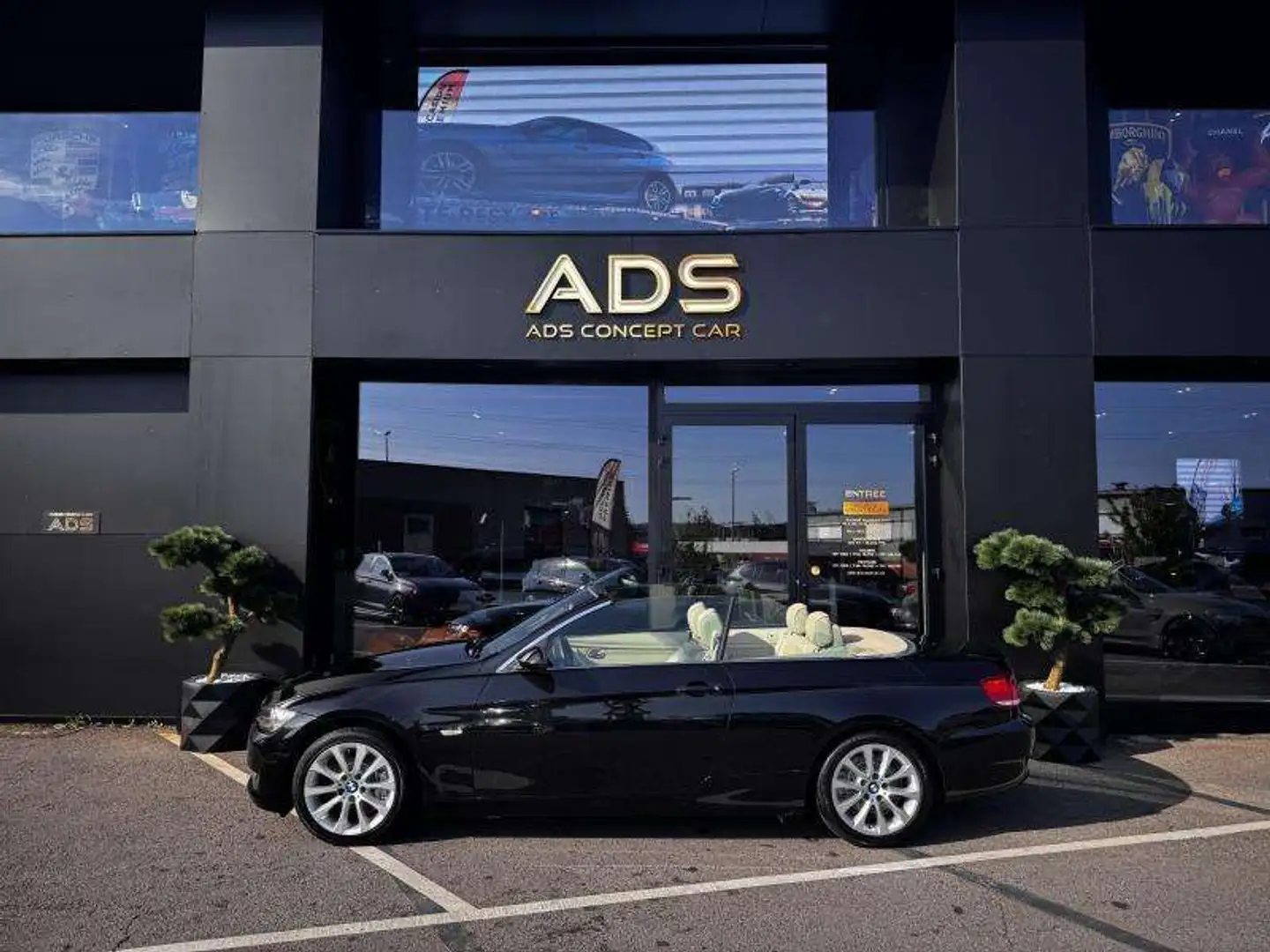 BMW 335 i cabriolet Zwart - 2