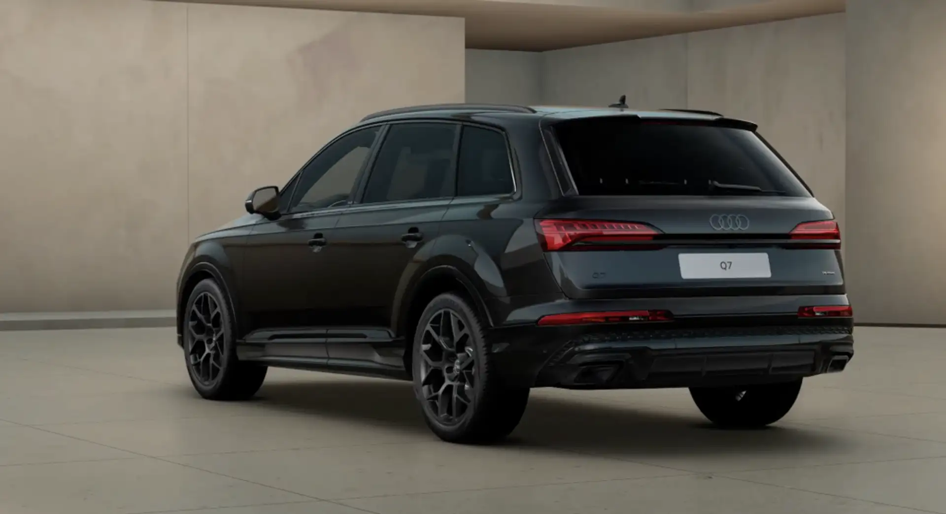 Audi Q7 50 TDI Black line quattro Negro - 2