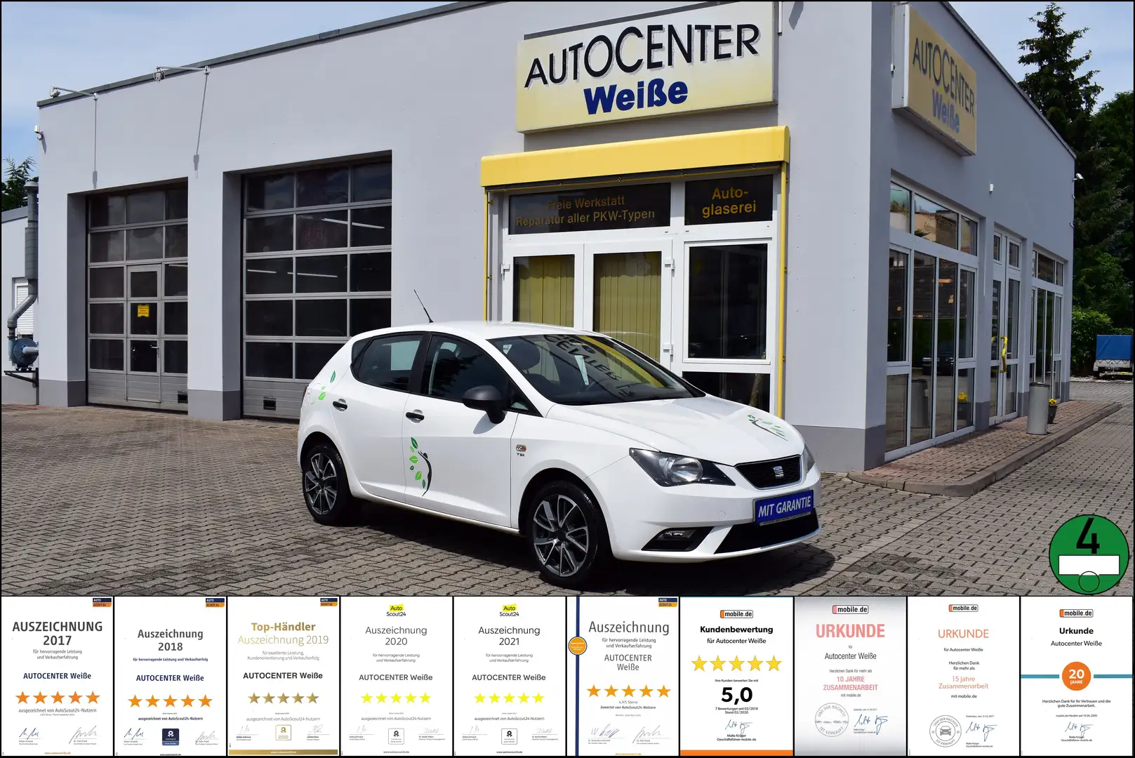 SEAT Ibiza 1.2 TSI Style Bílá - 1