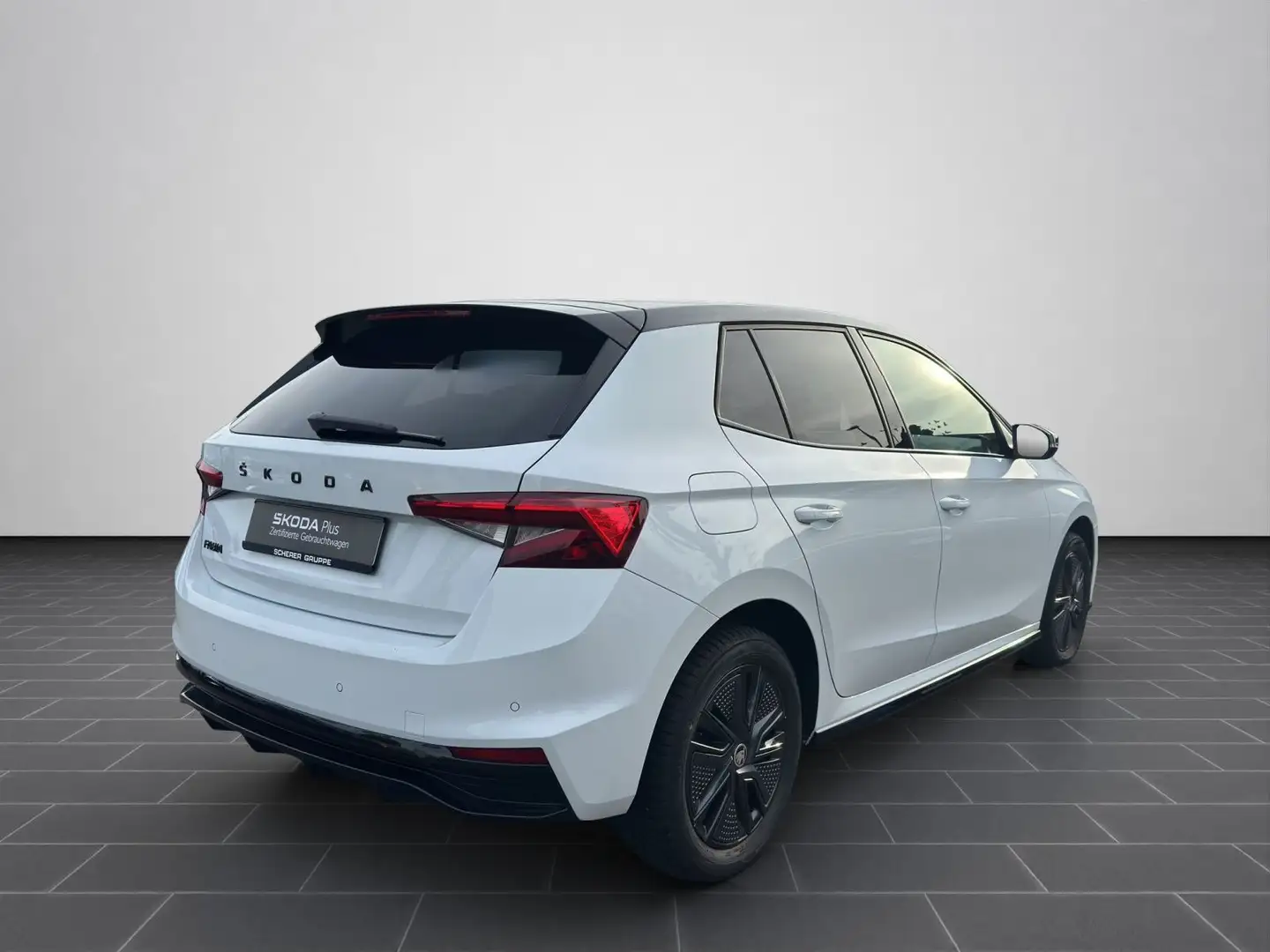 Skoda Fabia 1.0 TSI Style OPF Navi, Sunset, Glasdach, Blanc - 2