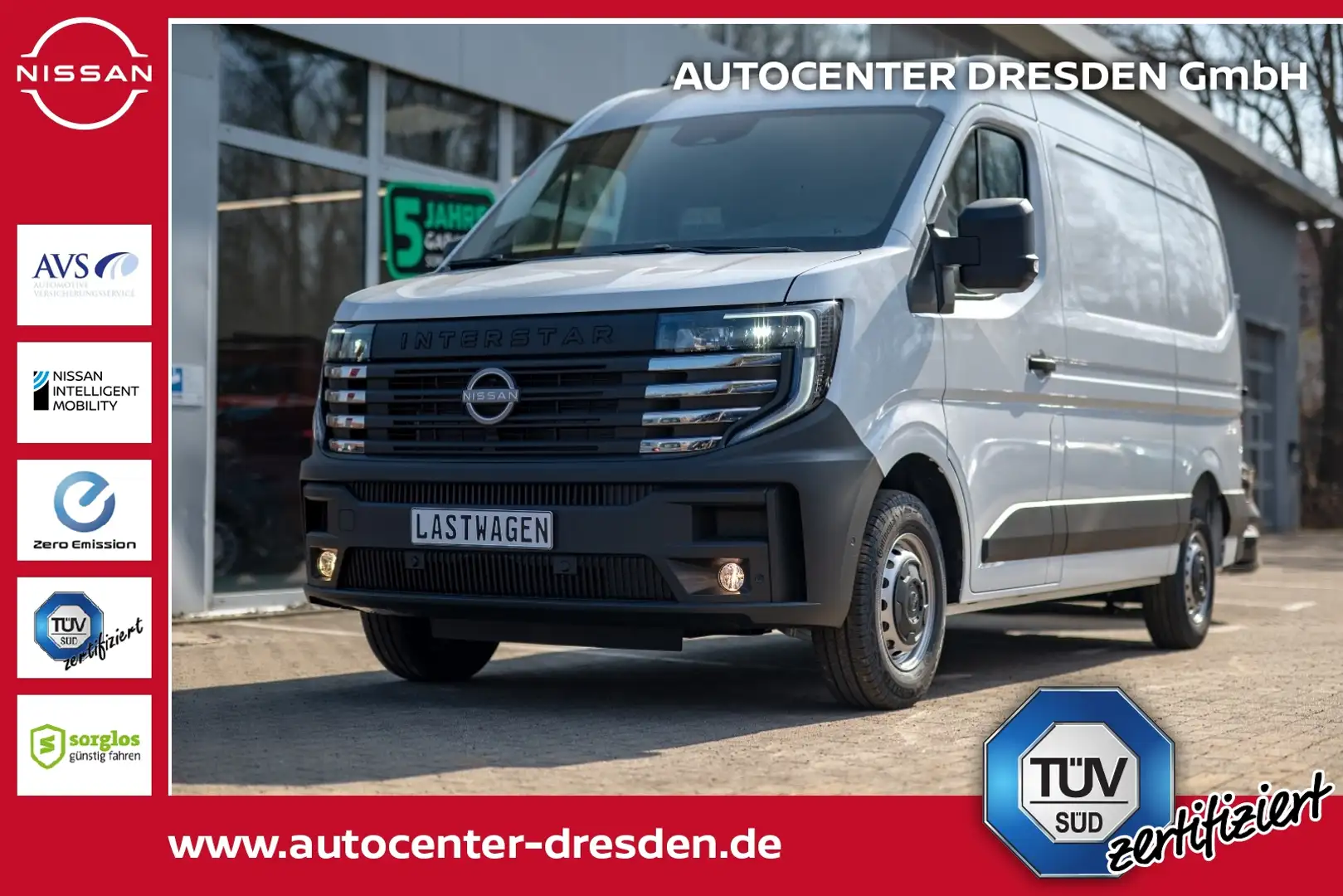 Nissan Interstar Kasten L2H2 35 dCi150 MT6 N-Conn. AC ZV Wit - 1