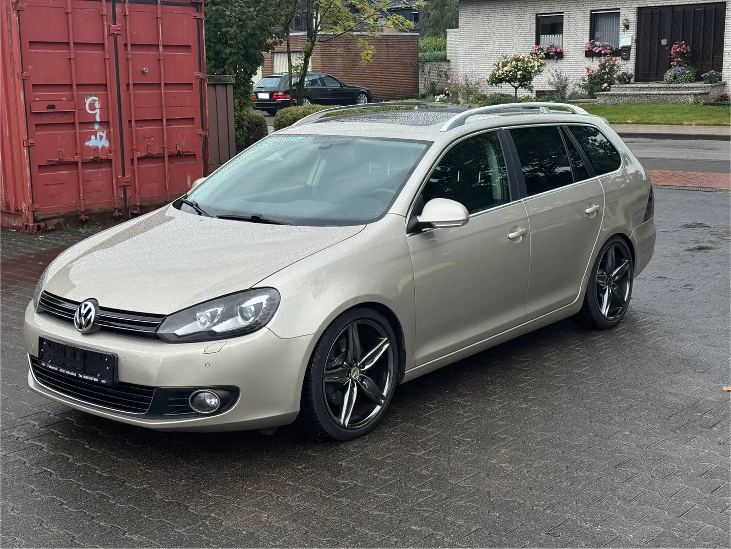 Volkswagen Golf Variant Golf VI Variant Diesel 2.0 TDI DPF Highline Argent - 1