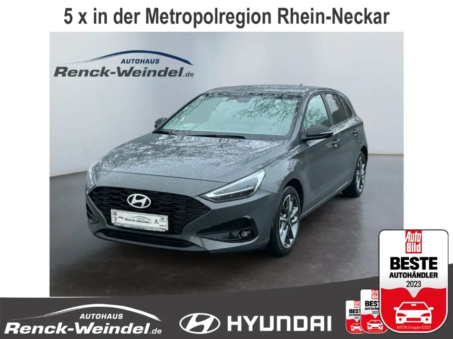Hyundai i30 Advantage 1.0 T-GDI Navi digitales Cockpit LED App Grau - 1