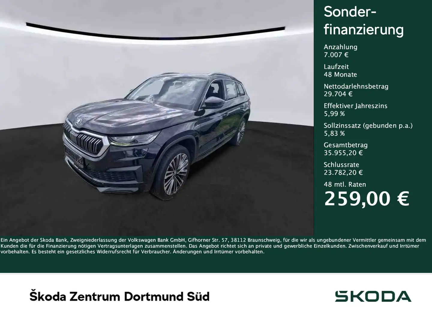 Skoda Kodiaq 2.0 L&K 4X4 LEDER STANDHZ. PANO AHK LM20 Negru - 1