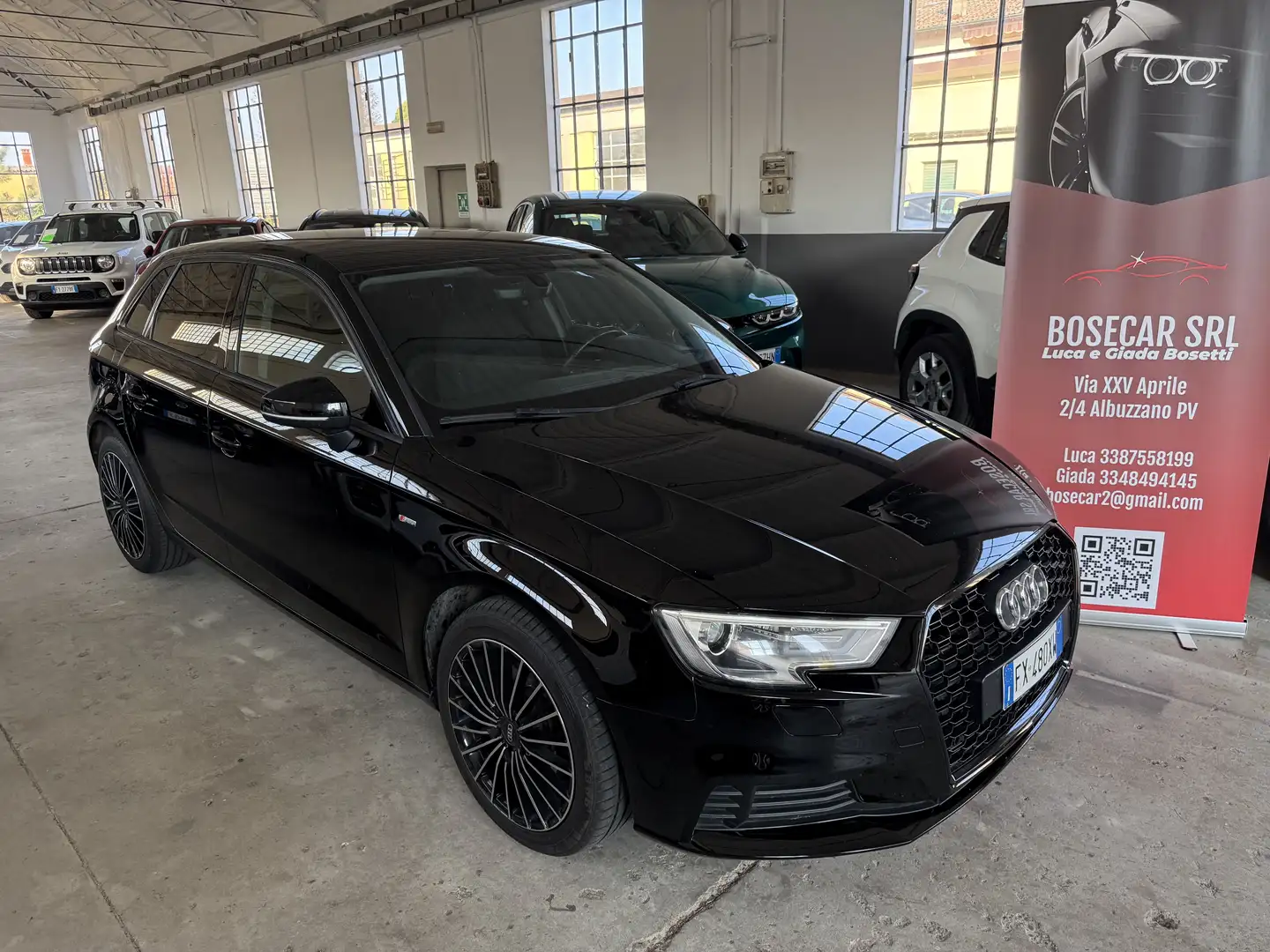 Audi A3 Sportback 1.6 tdi Sport 110cv GRIGLIA RS VOLANTE S Noir - 1