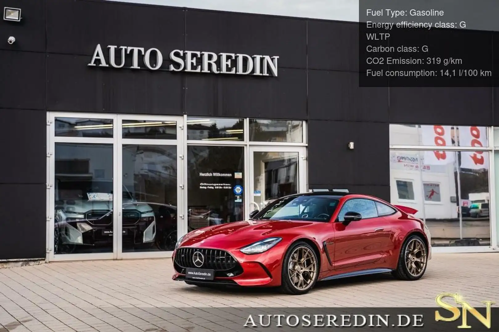 Mercedes-Benz AMG GT 63 4M+ Coupe Carbon Exterior + Performance Seats Red - 1
