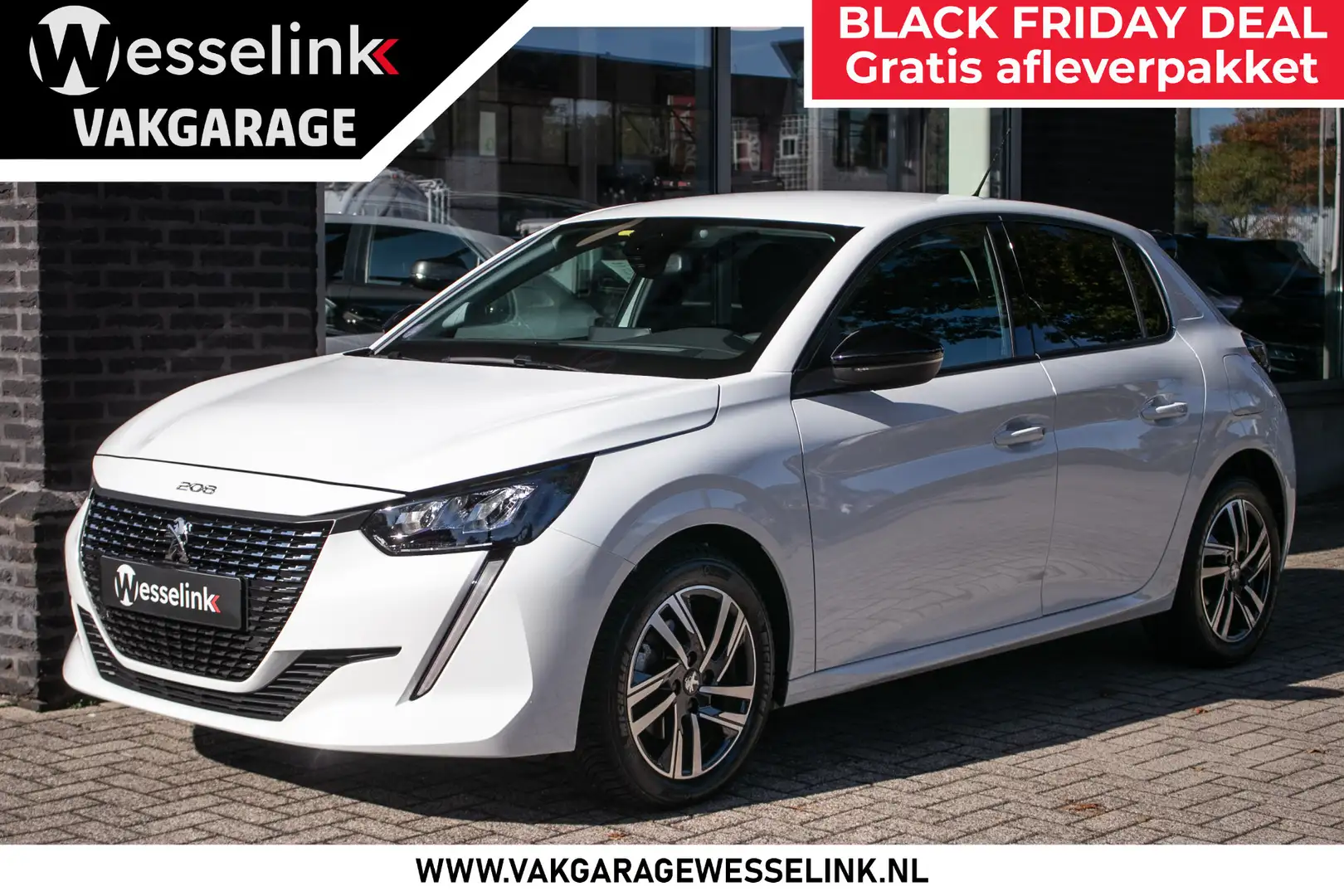 Peugeot 208 1.2 PureTech Automaat Allure - Apple CarPlay / And Weiß - 1