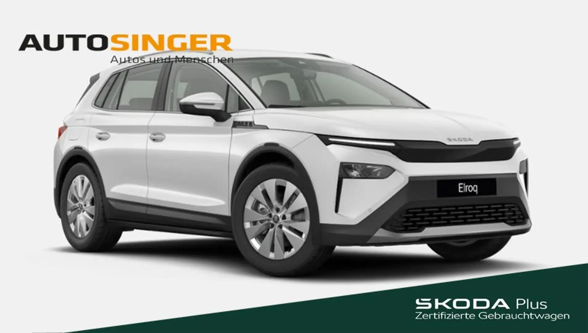 Skoda Elroq 85 *WÄRME*MATRIX*AHK*ACC*NAVI*R-CAM*SHZ* Bianco - 1