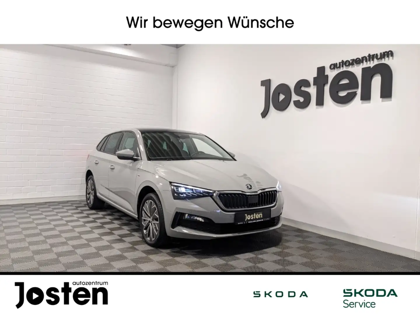 Skoda Scala Clever 1.0 TSI Virtual CarPlay KAM LED DAB Gris - 1