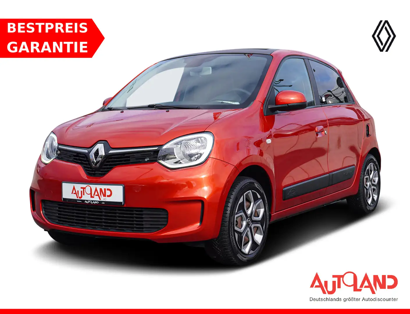 Renault Twingo 1.0 Faltdach Tempomat Klima Bluetooth USB Rot - 1