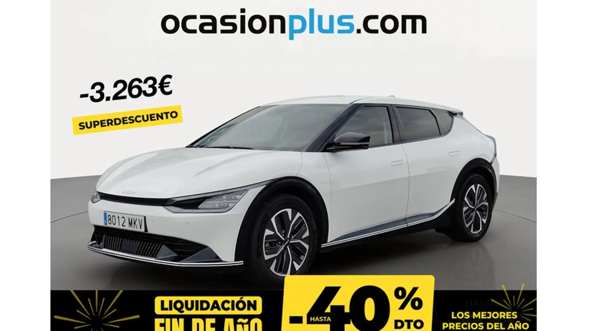 Kia EV6 Long Range Air RWD 168kW Blanc - 1